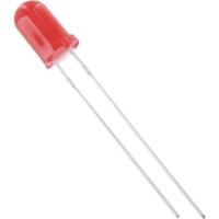 TRU COMPONENTS 1577468 Bedrade LED Rood Rond 5 mm 75 mcd 50 ° 20 mA - thumbnail