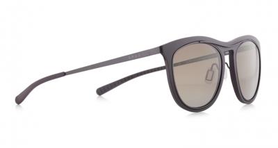 Spect Eyewear zonnebril Surryhills unisex wayfarer matzwart/bruin