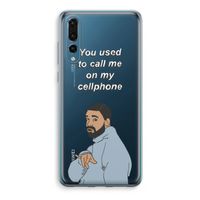 Hotline bling: Huawei P20 Pro Transparant Hoesje - thumbnail