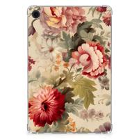 Siliconen Hoesje voor Samsung Galaxy Tab A9 Plus Bloemen - thumbnail