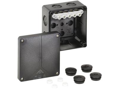 Spelsberg 49140601 Verbindingsdoos (l x b x h) 110 x 110 x 67 mm Zwart IP65 Spelsberg 49140601 Verbindingsdoos (l x b x h) 110 x 110 x 67 mm Zwart IP65