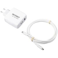 VOLTCRAFT UC-3ACX003 USB-oplader 120 W Binnen Uitgangsstroom (max.) 5 A 3 x USB-C, USB-A GaN - thumbnail