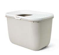 Mantovani Pet Diffusion Savic Kattentoilet Hop In, Met Instap Van Bovenaf, 58.5 x 39 x 39.5 cm, Wit/Beige