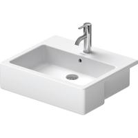 Duravit Vero half inbouwwastafel 55x47cm 1 kraangat inclusief Wonderglis 03145500001