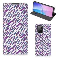 Samsung Galaxy S10 Lite Hoesje met Magneet Feathers Color