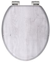 MDF WC-bril LIGHT WOOD met soft-close
 - 80192