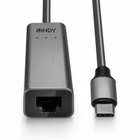 LINDY 43314 Netwerkadapter 2.5 GBit/s USB-C USB 3.1 (Gen 1), Gigabit-LAN (1/2.5 Gbit/s), RJ45 - thumbnail