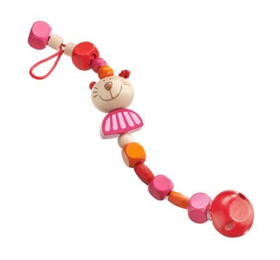 Selecta Spielzeug fopspeenketting Kitti meisjes 21 cm hout Selecta Spielzeug fopspeenketting Kitti meisjes 21 cm hout