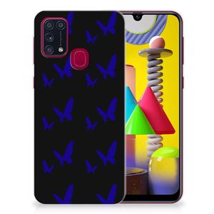 Samsung Galaxy M31 TPU bumper Vlinder Patroon