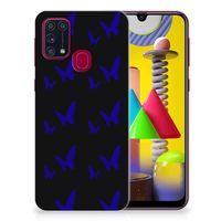 Samsung Galaxy M31 TPU bumper Vlinder Patroon