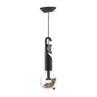 Move Me hanglamp Twist - zwart / Umbrella 3W - zwart goud - thumbnail