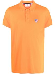 Rossignol polo à logo appliqué - Orange