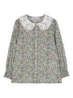 Tartine Et Chocolat blouse en coton à fleurs - Vert