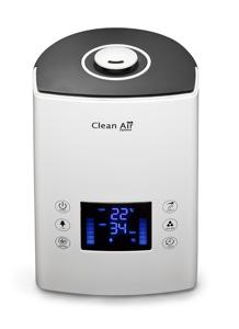 Clean Air Optima CA-606 luchtbevochtiger Ultrasonic 5 l Zwart, Wit