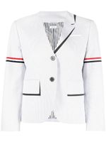 Thom Browne blazer à rayures - Gris