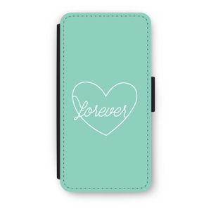 Forever heart pastel: iPhone 7 Plus Flip Hoesje