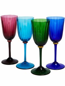 La DoubleJ lot de 4 verres à vin Rainbow - Violet