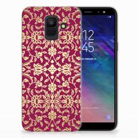 Siliconen Hoesje Samsung Galaxy A6 (2018) Barok Pink - thumbnail