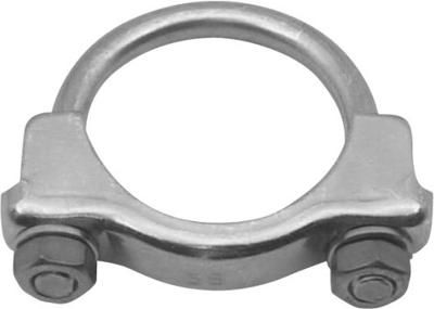 Non Branded uitlaatklem 55 mm staal zilver