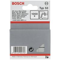 Bosch Accessories 1609200365 Nieten met fijn draad Type 53 1000 stuk(s) Afm. (l x b) 8 mm x 11.40 mm