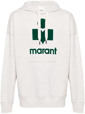MARANT Hoodie met logoprint - Beige MARANT Hoodie met logoprint - Beige