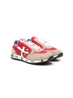 Premiata Kids baskets à design colour block - Marron