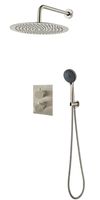 Saniclear Exclusive volledig 304 RVS inbouw regendouche 20cm met 3 standen handdouche wandmontage - thumbnail