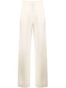 Pringle of Scotland pantalon ample en maille - Blanc