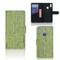 Huawei Y7 (2019) Book Style Case Green Wood