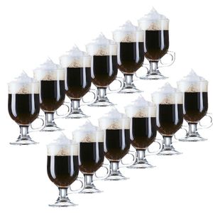 12x Irish Coffee glazen transparant 240 ml Opal