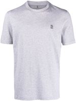 Brunello Cucinelli t-shirt en coton à col rond - Gris - thumbnail