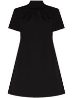 STAUD robe Ilana courte à détail de nœud - Noir - thumbnail