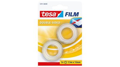 tesa 57911-00000-01 Dubbelzijdige tape tesafilm Transparant (l x b) 7.5 m x 12 mm 2 stuk(s)