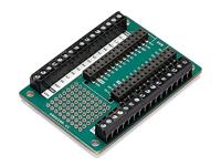 Arduino Nano Screw Terminal Adapter (Single) [ASX00037] – Adapter voor Arduino Nano met schroefaansluitingen, vereenvoudigt bedrading voor prototyping en industriële toepassingen.