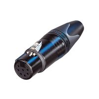 Neutrik NC7FXX-B Female XLR kabeldeel 7p zwart