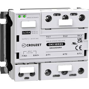 Crouzet Halfgeleiderrelais GN325DSRH 25 A Schakelspanning (max.): 510 V/AC Willekeurig schakelend 1 stuk(s)