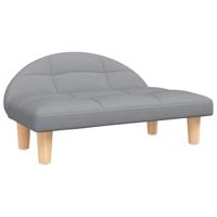 vidaXL Hondenmand 70x52x30 cm stof lichtgrijs, hondenbank, hondenbed, dierenmand, huisdierenbank, huisdierenmand, dierenbed, huisdierenbed