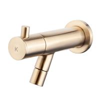 Toiletkraan Amador Muur Inbouw G1/2 Rond Geborsteld Goud