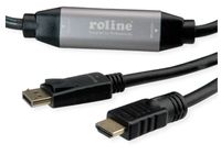 ROLINE 11.04.5776 video kabel adapter 7,5 m HDMI Type A (Standaard) DisplayPort Zwart - thumbnail