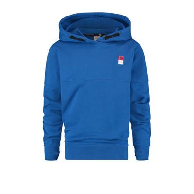 Vingino Essentials hoodie met biologisch katoen kobaltblauw
