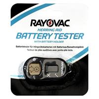 Rayovac batterijtester (voor hoorapparaat batterijen met batterijopbergbox)