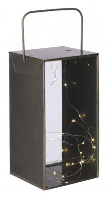 Mica Decorations lantaarn Aston led 18,5 x 35 cm ijzer goud Mica Decorations lantaarn Aston led 18,5 x 35 cm ijzer goud