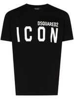 DSQUARED2 t-shirt à logo imprimé - Noir