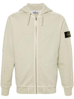Stone Island Hoodie met Compass-logopatch - Groen Stone Island Hoodie met Compass-logopatch - Groen