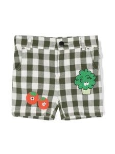 Stella McCartney Kids short à carreaux - Vert