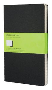 Schrift Moleskine 130x210mm lijn 160blz 70gr zwart