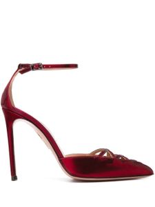 Aquazzura escarpins Eva 110 mm en cuir - Rouge