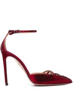 Aquazzura escarpins Eva 110 mm en cuir - Rouge - thumbnail