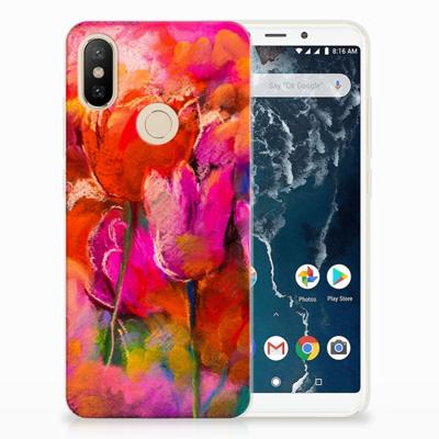 Hoesje maken Xiaomi Mi A2 Tulips Hoesje maken Xiaomi Mi A2 Tulips