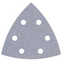 Wolfcraft 1160000 Deltaschuurpapier Met klittenband, Geperforeerd Korrelgrootte 40 Hoekmaat 95 mm 5 stuk(s)